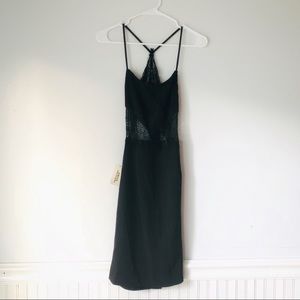 NWT Tiger Mist Black Lace Cocktail Party Dress